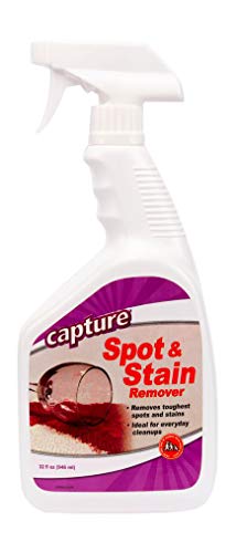 Capture Spot and Stain Remover Carpet - Dirt, Juice, Coffee, Wine, Food and Tough Rug Stains Eliminator - Couch, Sofa Cleaner and Stain Remover - Multi-Purpose Cleaning Essentials (32 oz) - Image 1