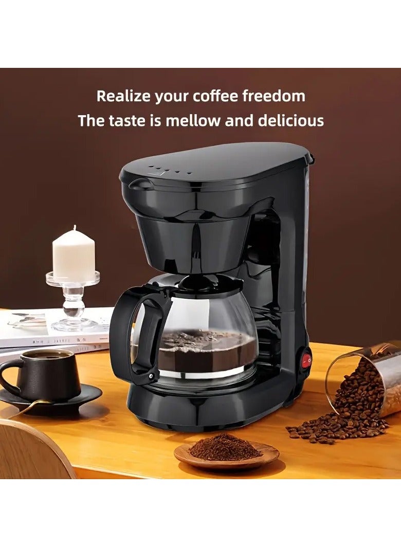 عام آلة قهوة أوتوماتيكية 220 فولت، صانعة قهوة بالتنقيط، تعمل أيضًا كآلة لتحضير الشاي بالحليب الأمريكي، إبريق قهوة يمنحك حرية الاستمتاع بالقهوة في أي وقت، مع قابس بريطاني قياسي. - Image 2