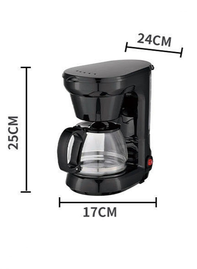 عام آلة قهوة أوتوماتيكية 220 فولت، صانعة قهوة بالتنقيط، تعمل أيضًا كآلة لتحضير الشاي بالحليب الأمريكي، إبريق قهوة يمنحك حرية الاستمتاع بالقهوة في أي وقت، مع قابس بريطاني قياسي. - Image 4