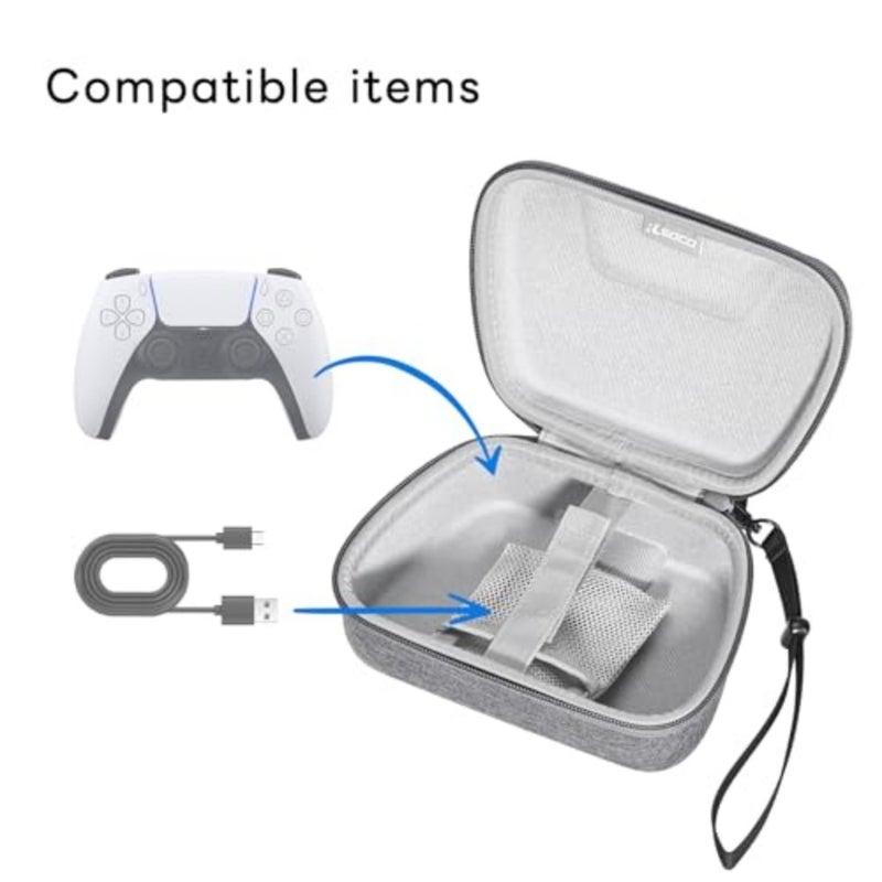 RLSOCO Gaming Controller Case for PlayStation 5 DualSense DualSense Edge GameSir G7 SE Nova Lite Cyclone 2 Cyclone 2 Pro Super Nova Razer Wolverine V3 V2 FLYDIGI APEX 4 Wireless Protective Carry Case Only - Image 4