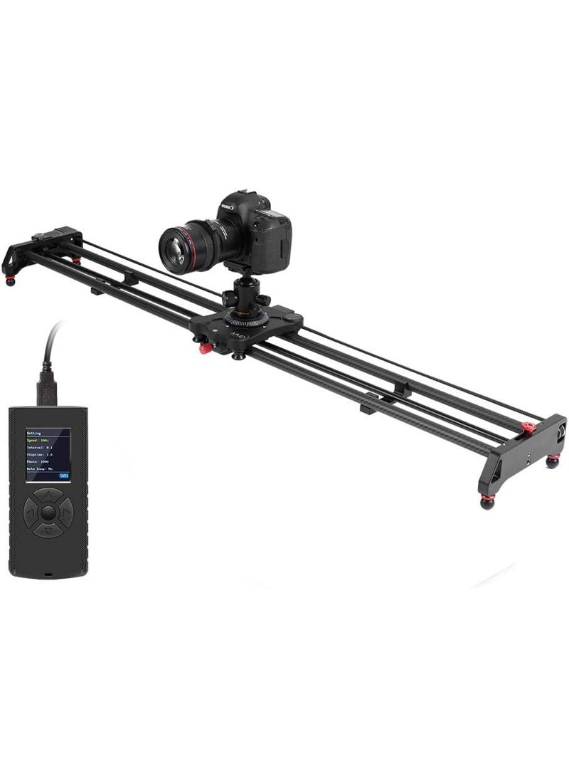 GVM GR-120QD Motorized Camera Slider 48" – Professional Carbon Fiber Track for DSLR, Mirrorless & Video Cameras, Smooth Timelapse & Pan Shots - Image 1
