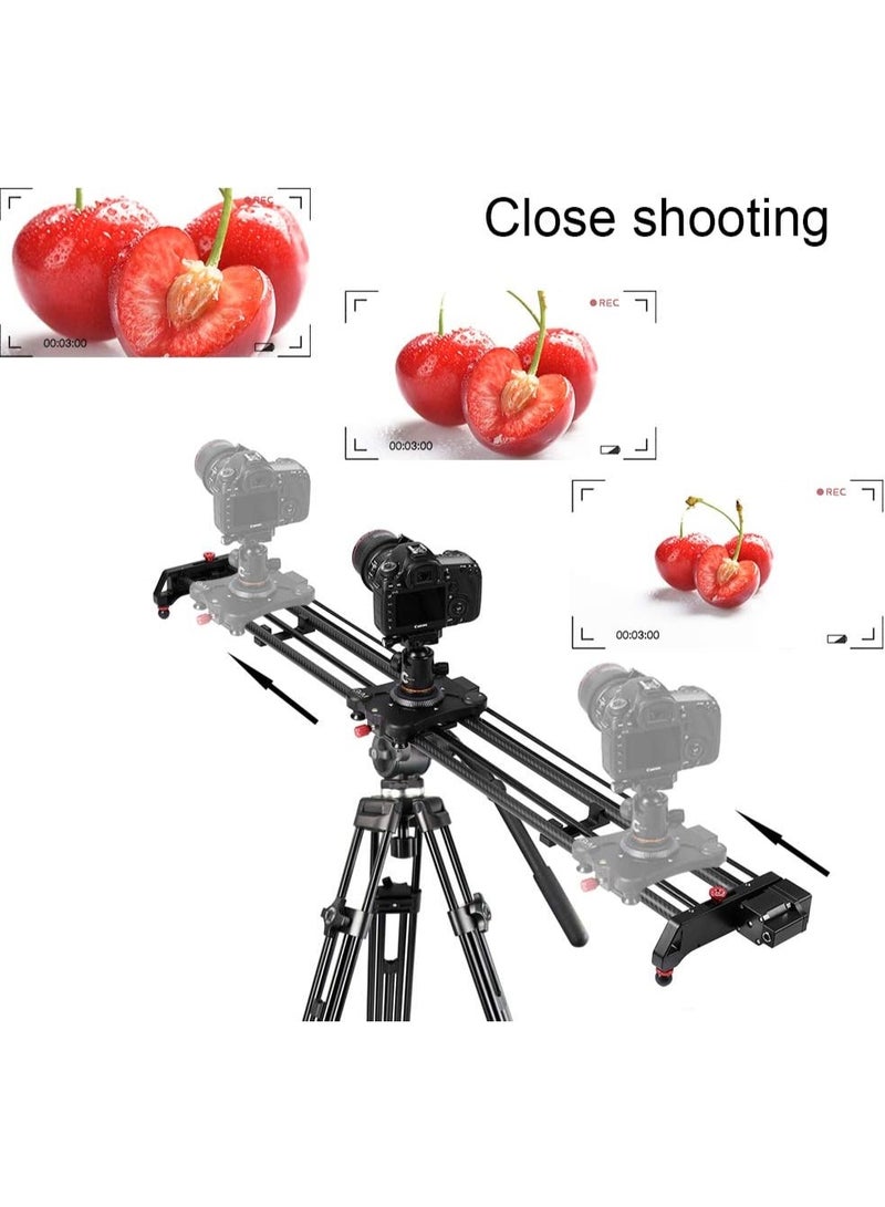 GVM GR-120QD Motorized Camera Slider 48" – Professional Carbon Fiber Track for DSLR, Mirrorless & Video Cameras, Smooth Timelapse & Pan Shots - Image 3