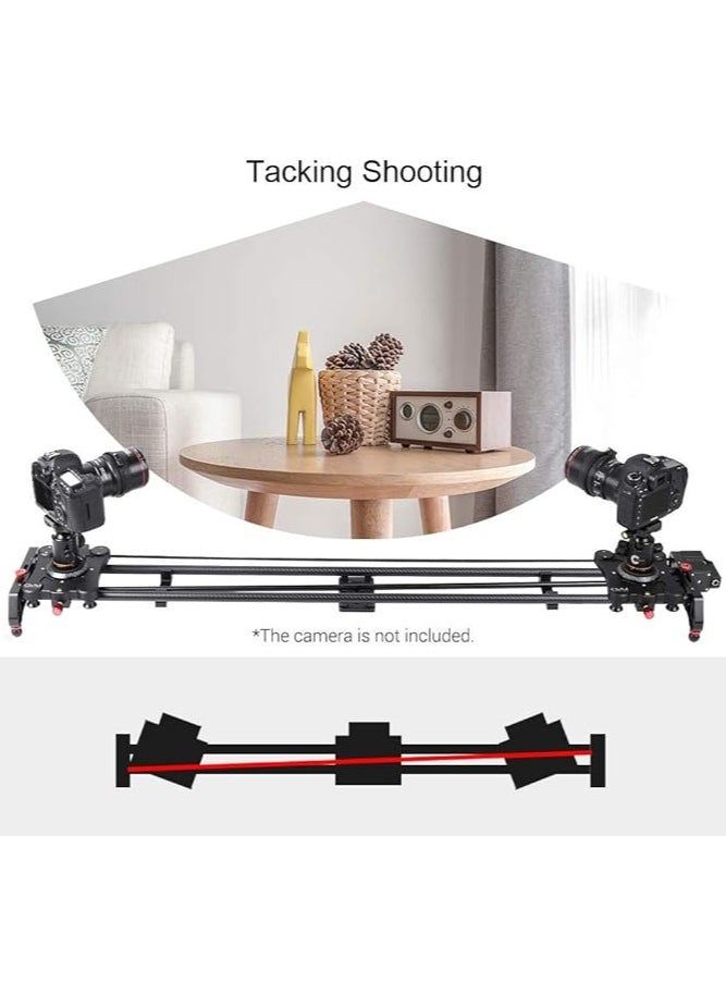 GVM - GVM Great Video Maker Camera Slider, 48" Motorized DSLR Camera Track Dolly Slider Stabilizer Rail with Time Lapse Tracking and 120-degree Panoramic Shooting, Perfect Photograph Movie Film Making - Image 1