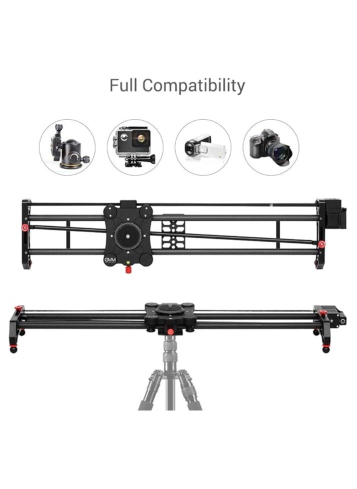 GVM - GVM Great Video Maker Camera Slider, 48" Motorized DSLR Camera Track Dolly Slider Stabilizer Rail with Time Lapse Tracking and 120-degree Panoramic Shooting, Perfect Photograph Movie Film Making - Image 1