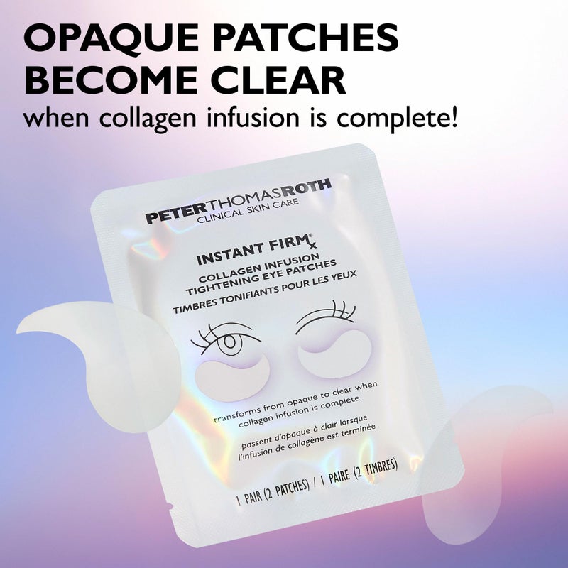 Peter Thomas Roth | Instant FIRMxÂ® Collagen Tightening Eye Patches | Eye Patches For Firming Under-Eye Bags & Wrinkles | Eye Masks For Puffiness - Image 2