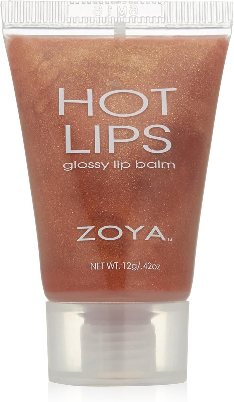 Zoya Hot Lips Glossy Lip Balm in Chance - Shimmering Light Copper - Image 1