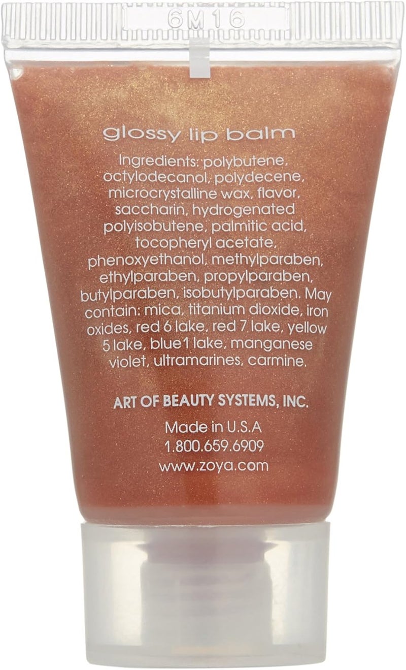 Zoya Hot Lips Glossy Lip Balm in Chance - Shimmering Light Copper - Image 2