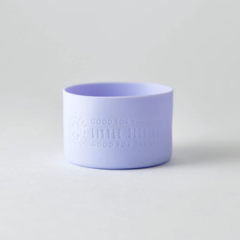 Little Seed Farm protective Silicone Sleeves for Jars - 2-Pack - Pastel Purple - Image 1