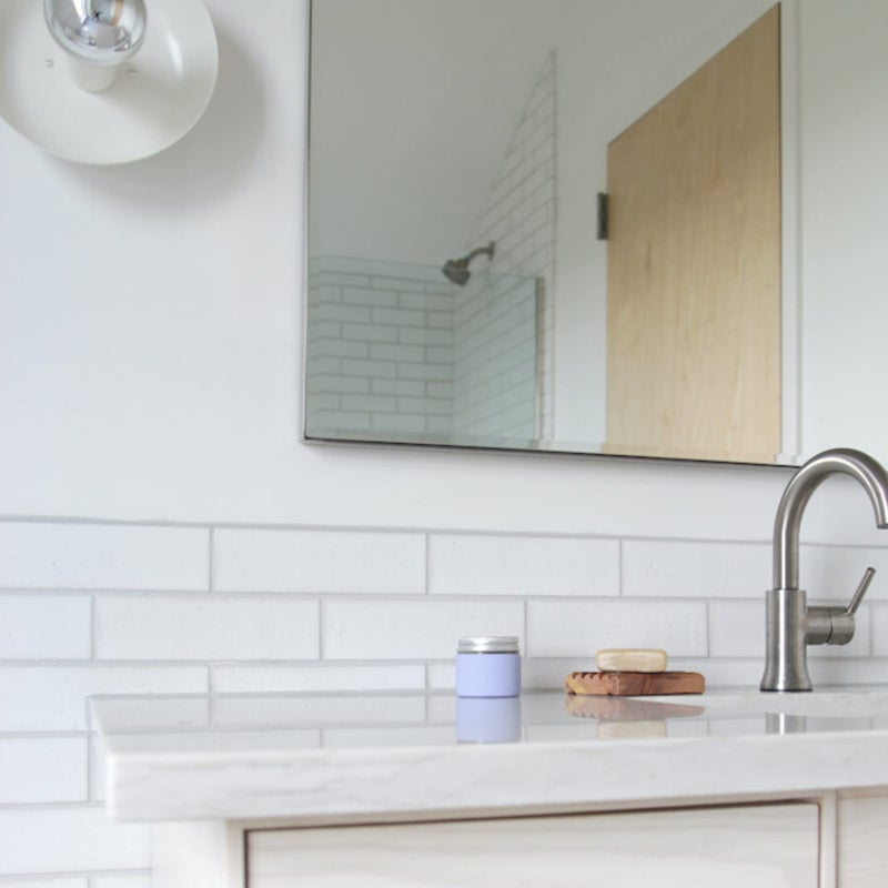 Little Seed Farm protective Silicone Sleeves for Jars - 2-Pack - Pastel Purple - Image 3