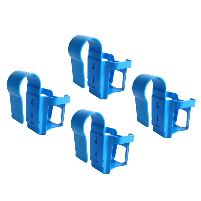 Pool Cup Holder Prevent Spill Poolside Drink Holder Above Ground Pool Accessories for Round Pool Bar Top Rails 4Pcs, Square - Image 4