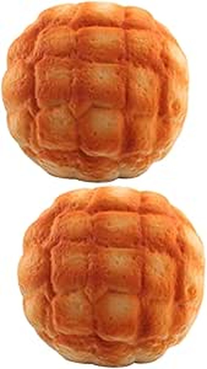 Realistic Slow Rebound Bread Model, 2pc Faux Food Decor For Home Restaurant Display - Image 1