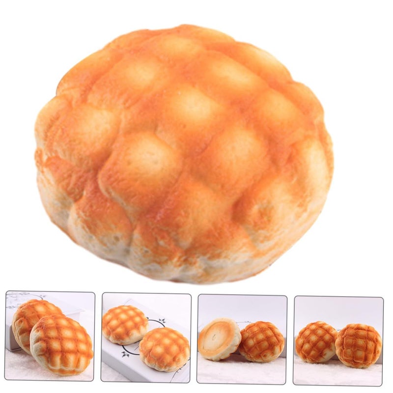 Realistic Slow Rebound Bread Model, 2pc Faux Food Decor For Home Restaurant Display - Image 4