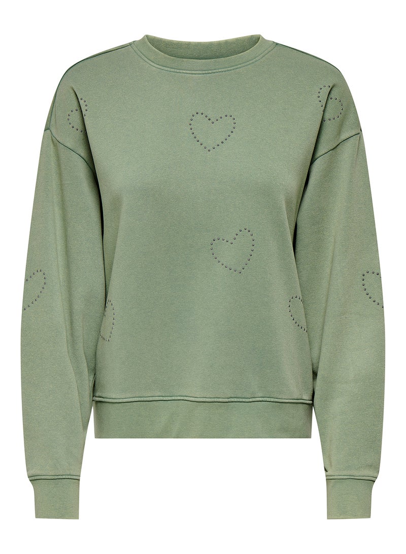 ONLY Onlinda L/S O-Neck Box Cc Swt - Image 1