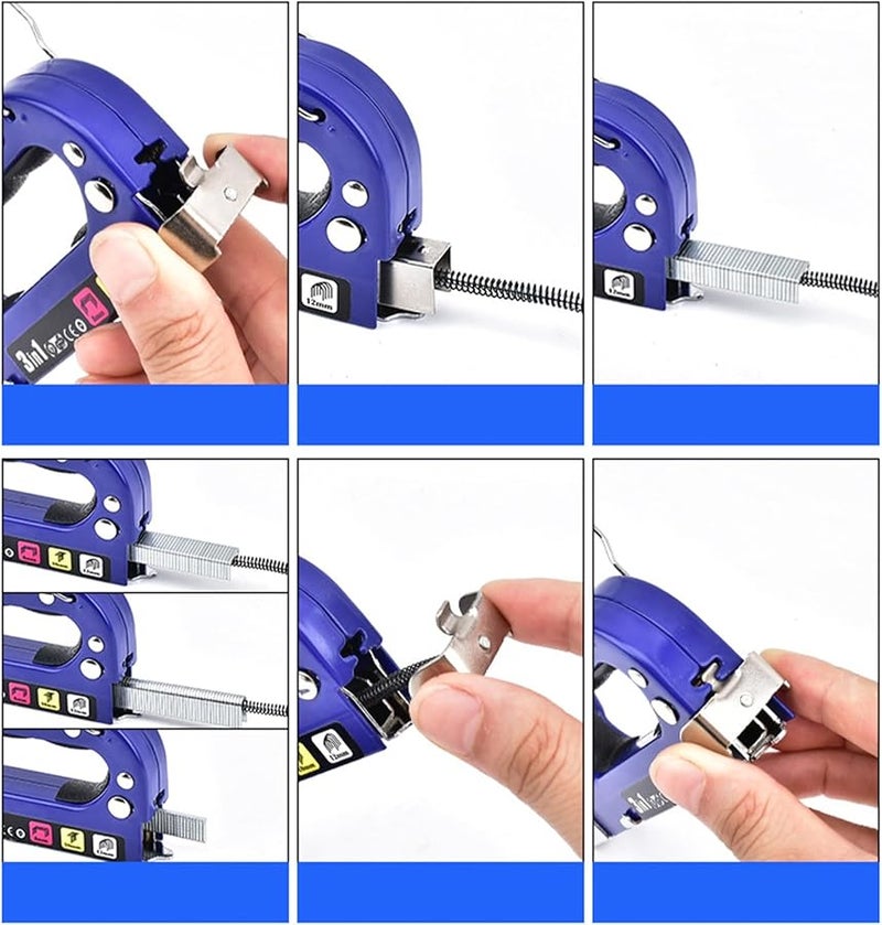 Heavy Duty Stapler High Capacity Manual Dispenser 3000 Staples for Carpentry Construction DIY - Image 5