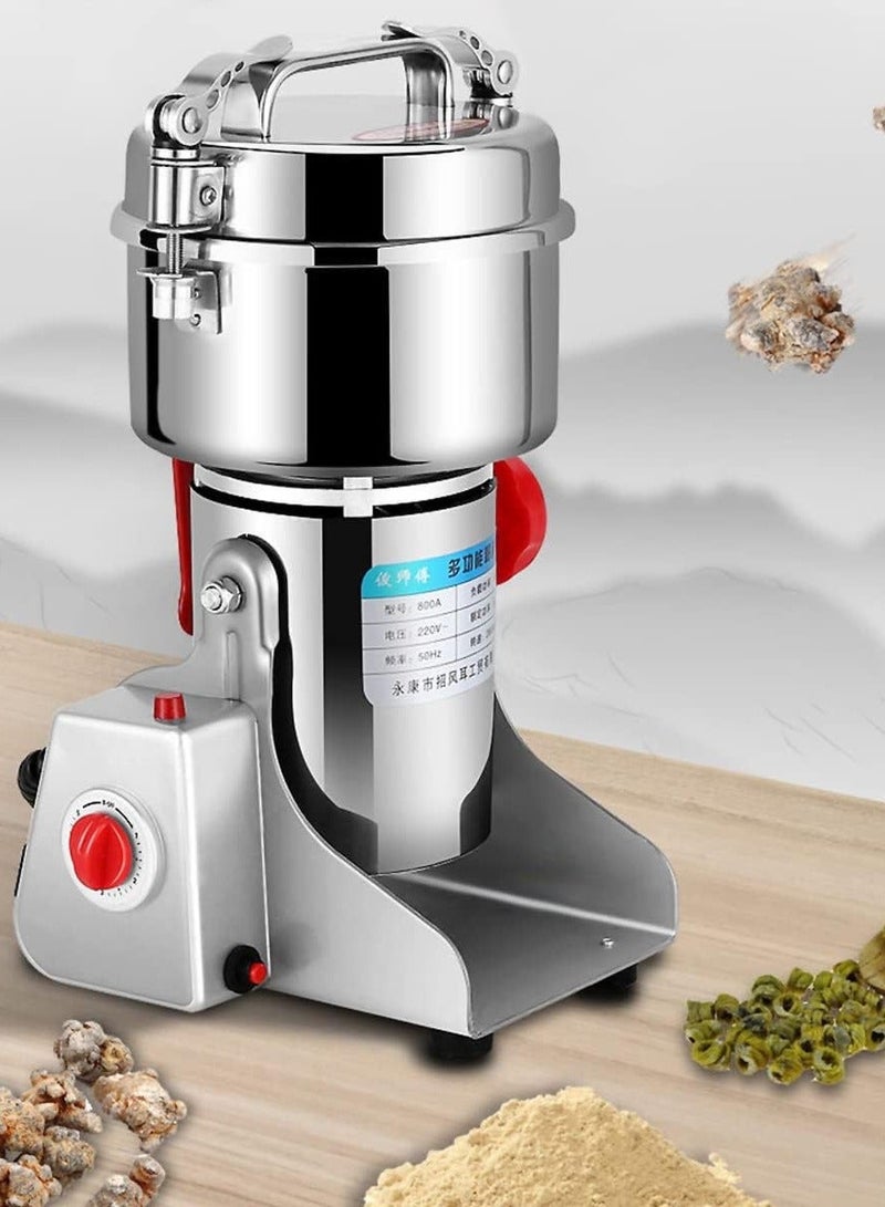 Denx Electric Coffee Grinder Grinder Machine Spice Grinder Bean Grinder 3000W Multi Speeds Large Capacity 800g (with 22 Extra Spare Parts) - Image 2