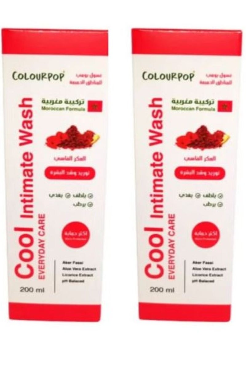 ColourPop Cool Intimate Wash – Moroccan Formula with Aker Fassi, 200ml (Pack of 2)