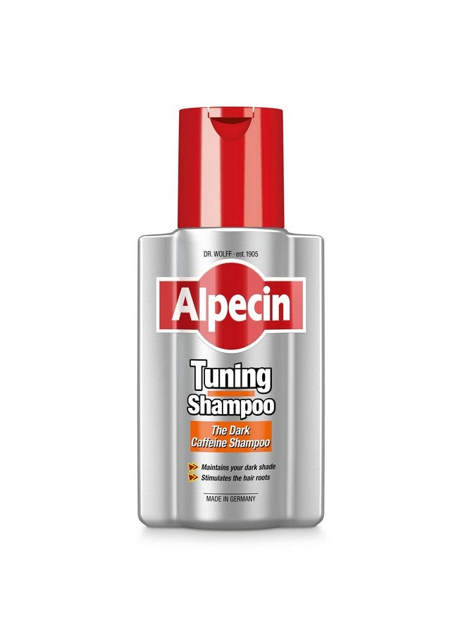 Alpecin Alpecin Tuning Shampoo 200ml | Preserves Natural Hair Colour and Supports Natural Hair Growth | Dark Caffeine Shampoo to Cover Early Grey Hairs | Hair Care for Men - Image 1