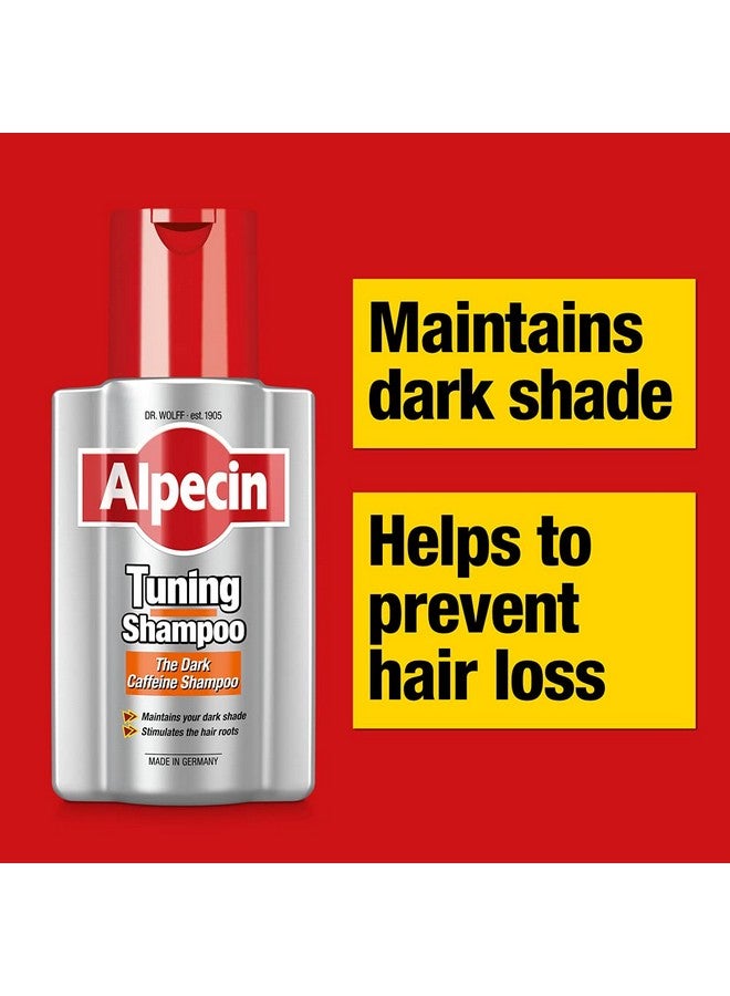 Alpecin Alpecin Tuning Shampoo 200ml | Preserves Natural Hair Colour and Supports Natural Hair Growth | Dark Caffeine Shampoo to Cover Early Grey Hairs | Hair Care for Men - Image 2