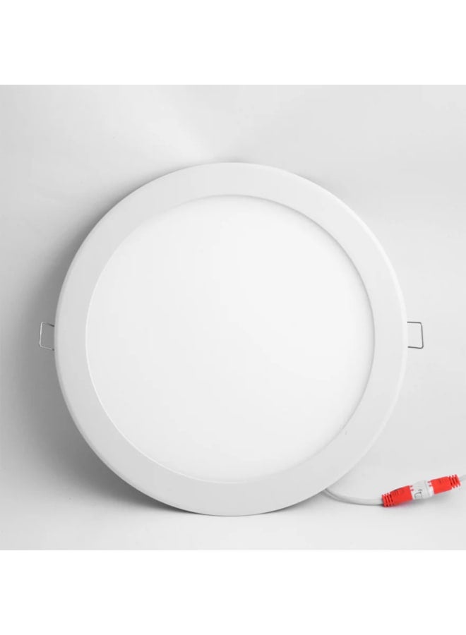 EGY19-6R Round Panel Downlight - 3000K - 6W - IP20 EGYLUX