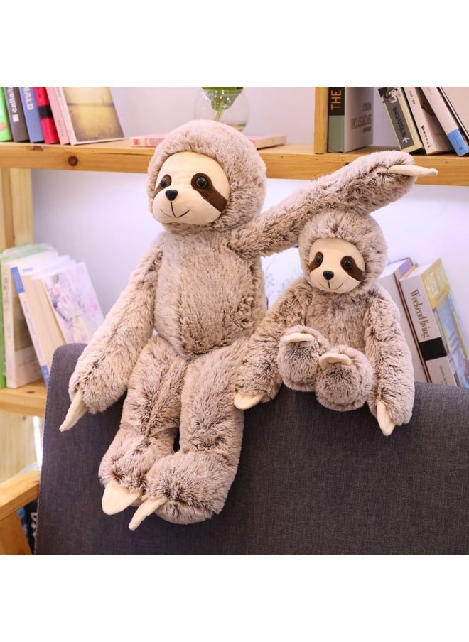 Generic - Simulation Sloth Plug Sloth Doll Cute Sloth Plush Toy Funny Doll-Specifications:Mixed Bag-Color:70cm Light Brown 350g - Image 1