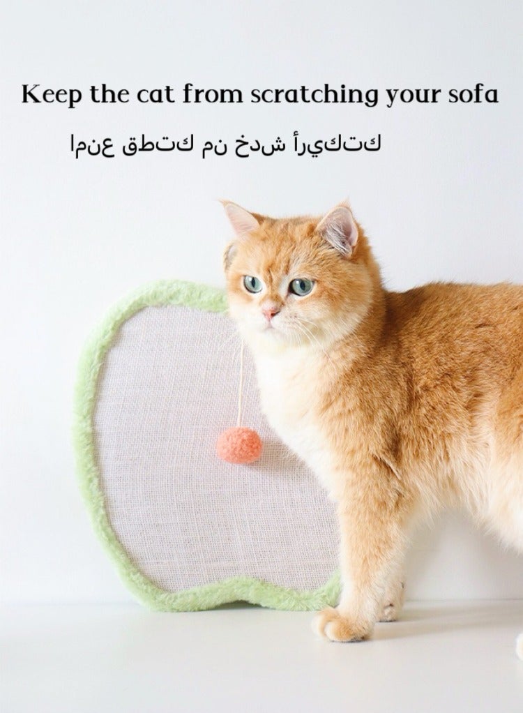 1pc Sisal Cat Scratcher Pad Cardboard Hanging Fish Cat Scratcher Board Cat Claws Care Toy Cat Scratching Mat for Cat Grinding Claws - Image 2