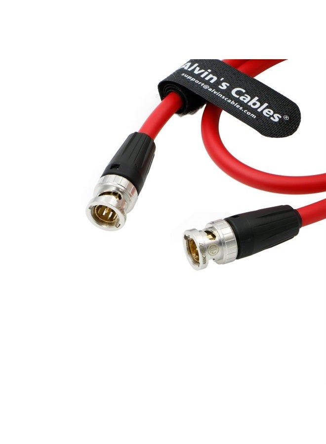 Alvin's Cables 12G BNC-Coaxial-Cable HD SDI BNC Male to Male Original Cable for 4K Video Camera 50CM|19.7inches RED - Image 3