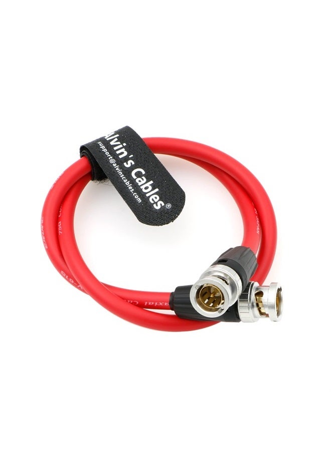 Alvin's Cables 12G BNC-Coaxial-Cable HD SDI BNC Male to Male Original Cable for 4K Video Camera 50CM|19.7inches RED - Image 2