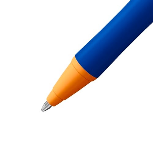 STABILO Ballpoint Pen pointball - Pack of 4 - Blue, Black, Red Green, Made From Recycled Plastic, Retractable, Medium Point - Image 2