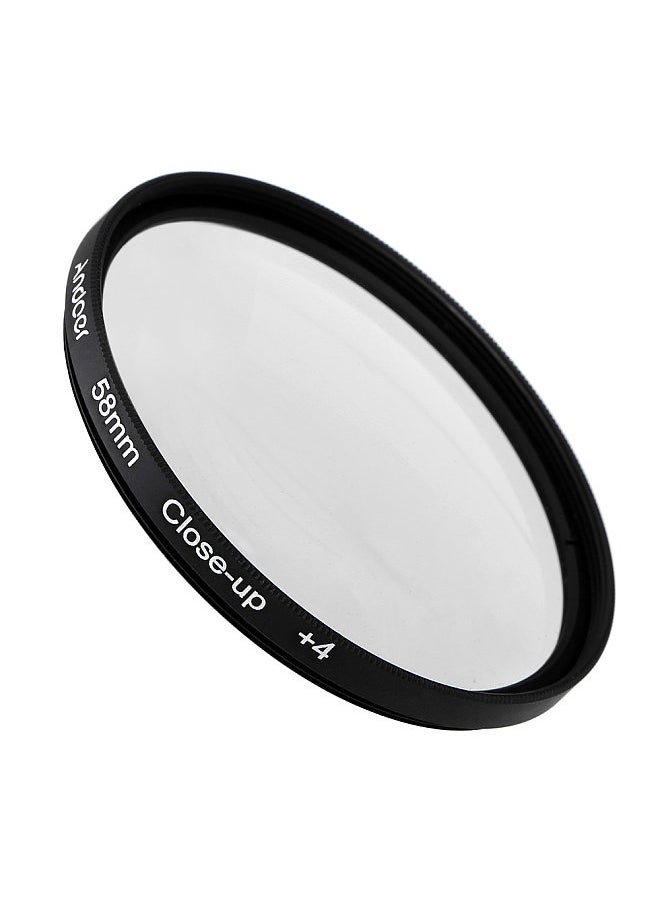 ANDOER 58mm Macro Close-Up Filter Set +1 +2 +4 +10 with Pouch for Nikon Canon Rebel T5i T4i EOS 1100D 650D 600D DSLRs  - Image 3