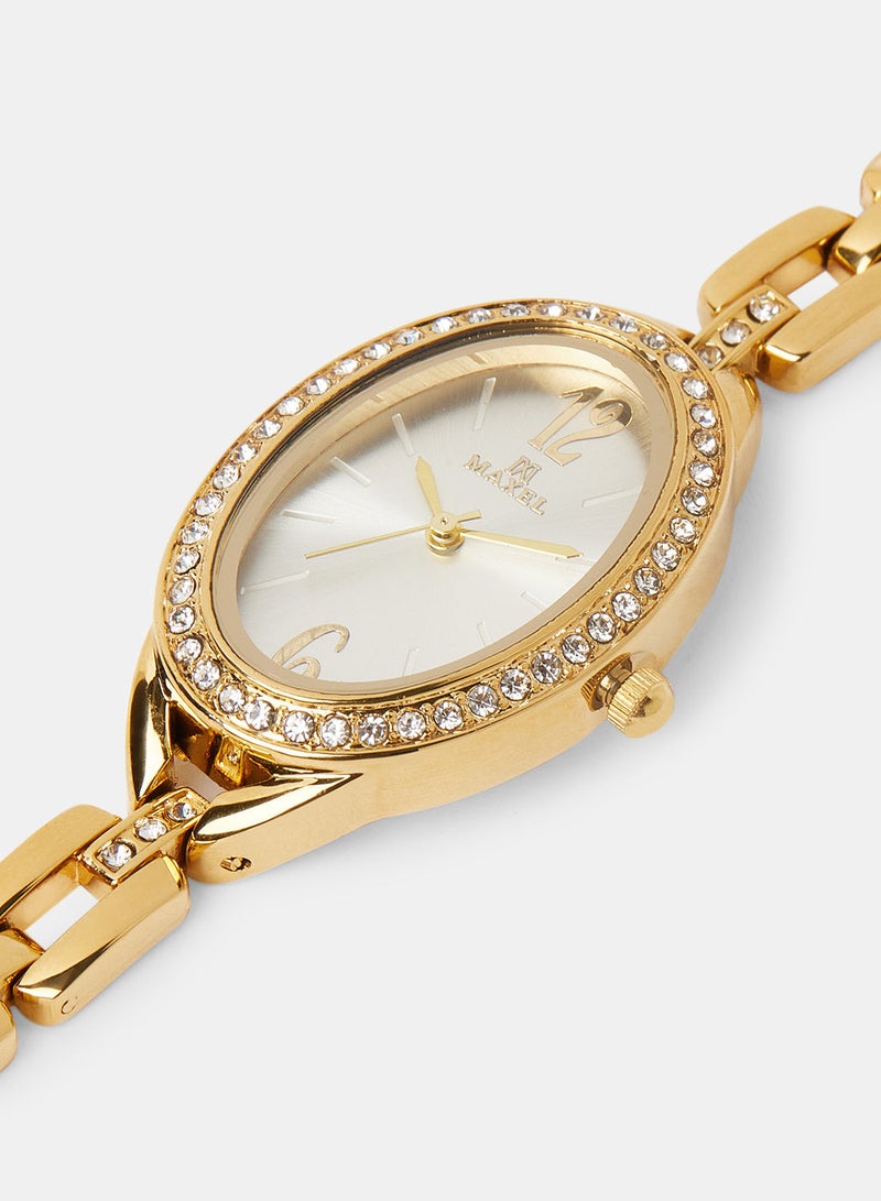 Maxel ساعة معصم مزينة للنساء MX63 - Image 2