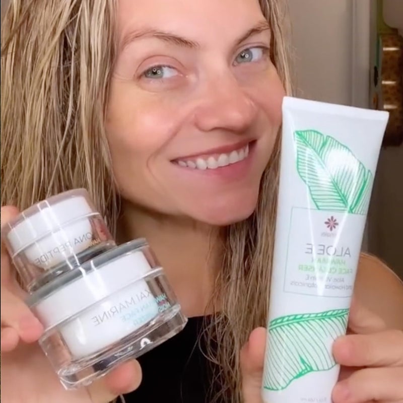 Hanalei Kona Peptide Eye Cream with Caffeine â€“ Reduces Wrinkles, Puffiness, Dark Circles, Hydrating, Smoothing, Revitalizing Formula with Hawaiian Botanicals and Peptides â€“ Cruelty-Free, Vegan, 0.5 oz - Image 2