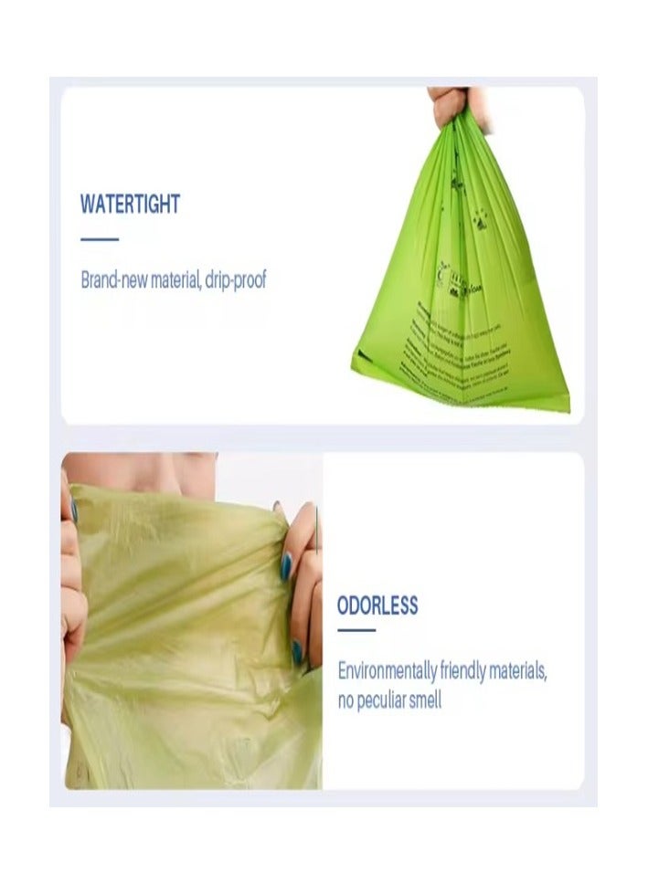 17 لفة من أكياس فضلات الكلاب القابلة للتحلل الحيوي - 255 كيسًا سميكًا مقاومًا للتسرب للاستخدام مرة واحدة للحيوانات الأليفة - صديق للبيئة للكلاب والقطط والجراء - Image 4