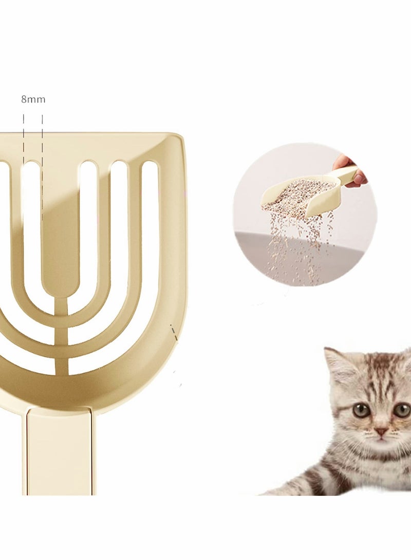 Cat Litter Scooper with Deep Shovel, Integrated Detachable Large Capacity, Portable Easy to Sieve and Clean Plastic Cat Shovel Set, Suitable for All Kinds of Cat Litter Box - Image 4