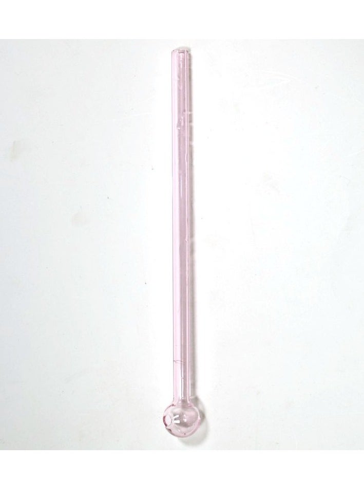 Generic Glass Straw Color Transparent Straw Heat-Resistant High Borosilicate Crystal Straw Straight Elbow Bulk  - Image 3