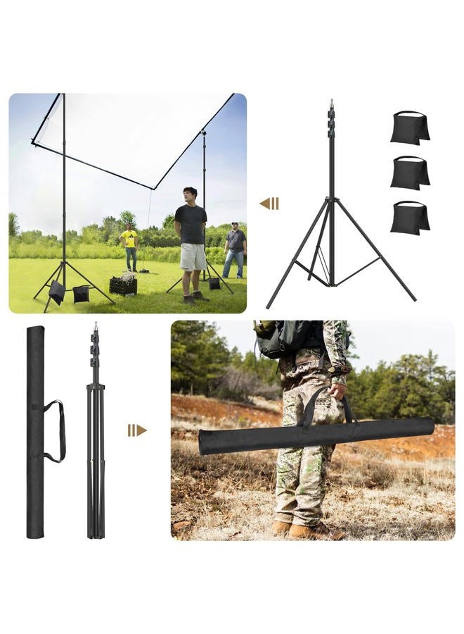 Sdfghj 16.4ft Heavy Duty Light Stand Photography, 16.4'/197inch/500cm Spring Cushioned Tripod Light Stand Metal Steel for Photo Studio Speedlight, Ring Light, Photographic Equipments Flash Stand - Image 4