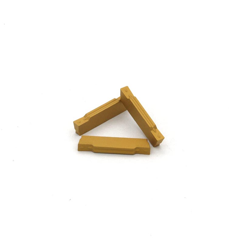 FomaSP MGMN200-M Carbide Grooving Inserts for MGEHR/L and MGIVR/L Grooving Cut-Off Tool Holder, Installed with KOLORY, CVD Yellow Coating, 10pcs - Image 4