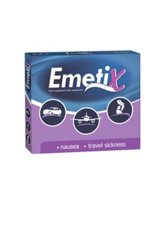Fiterman Pharma Emetix Tablet  Relief of vomiting , nausea , or dizziness from motion sickness 