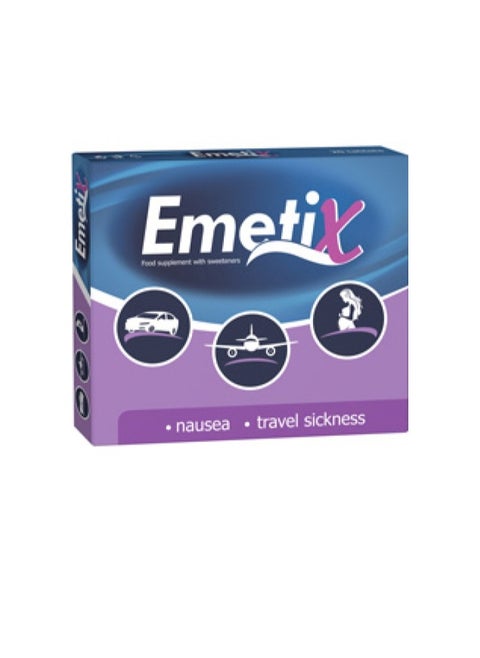Emetix Tablet  Relief of vomiting , nausea , or dizziness from motion sickness