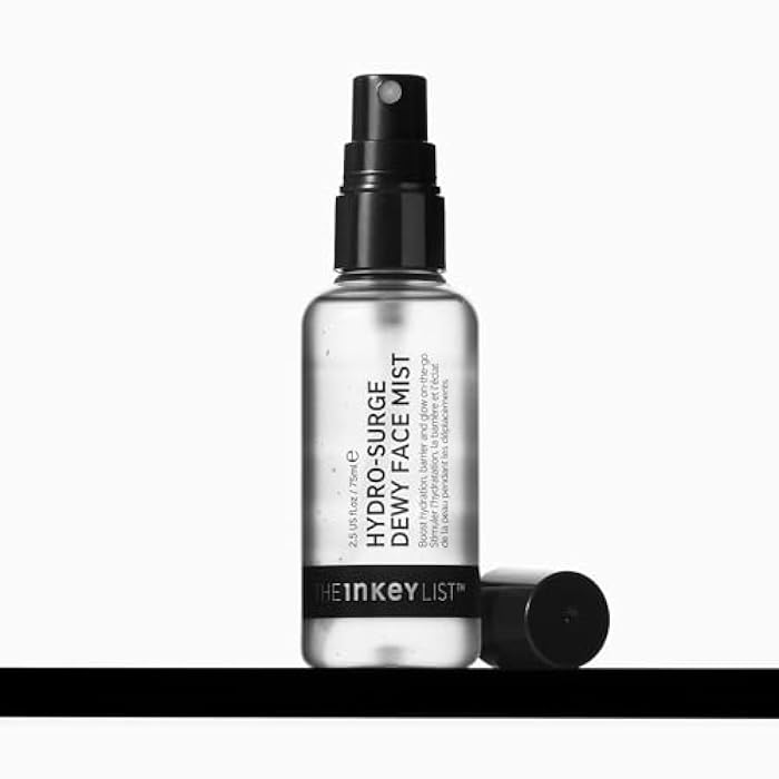 The INKEY List Hydro-Surge Dewy Face Mist 2.6 fl oz, Hydration Boosting Spray, Fragrance-Free & Alcohol-Free, Gentle Formula for Sensitive Skin, On-The-Go Application, Vegan Friendly - Image 1