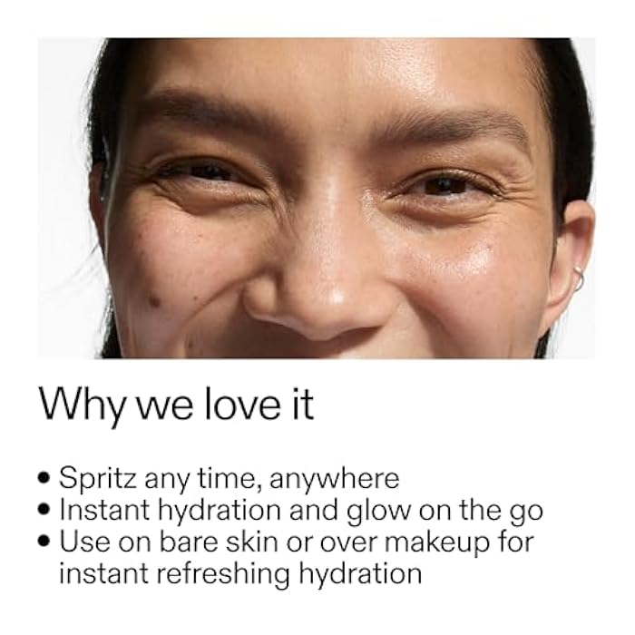 The INKEY List Hydro-Surge Dewy Face Mist 2.6 fl oz, Hydration Boosting Spray, Fragrance-Free & Alcohol-Free, Gentle Formula for Sensitive Skin, On-The-Go Application, Vegan Friendly - Image 2