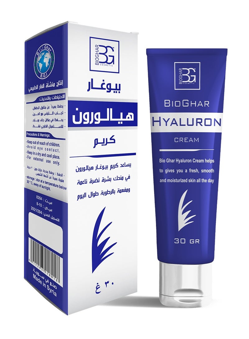 بيوغار  هيالورون كريم بالهيالورونيك أسيد 30 جم - Image 1