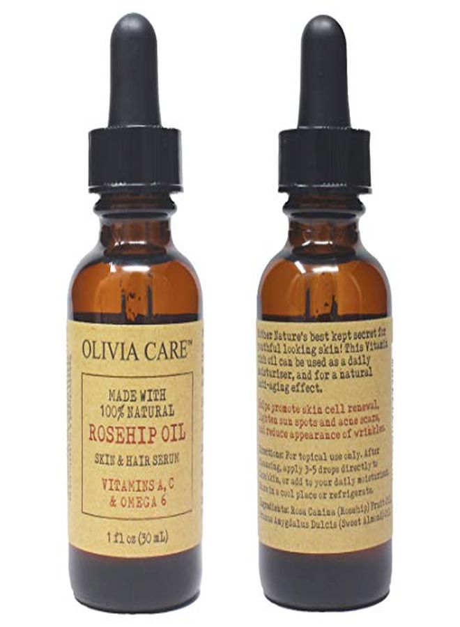 Olivia Care D Oil Serum By Olivia Care 100% Natural Moisturizer For Face, Body & Skin. Packed With Vitamins E, C, A & Omega 6 Treat Wrinkles, Acne Scars, Sun Spots, Dark Circles & AntiAging 1 Oz - Image 2