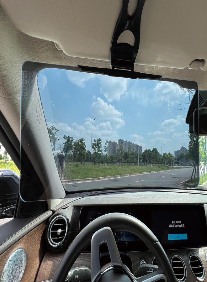 Mtverver Sun Visor Extender for Cars, Polarized Car Visor Extender Sun Blocker UV400, Adjustable Visor Extension for Car Visor, Clip on, Universal - Image 1