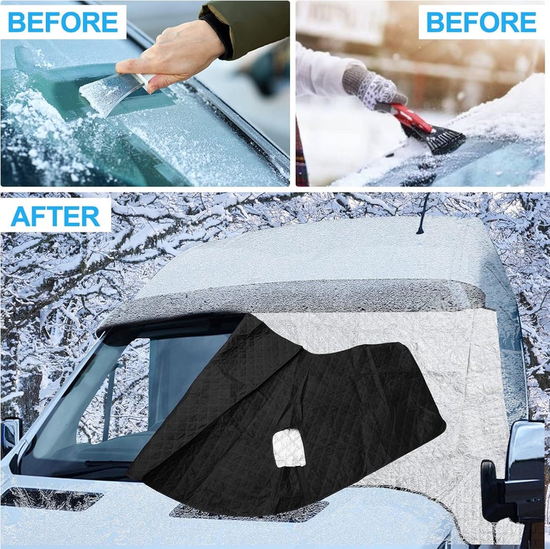 CICMOD Car Windshield Cover Sunshade for Fiat Ducato, Citroen Jumper, Peugeot Boxer - Image 4