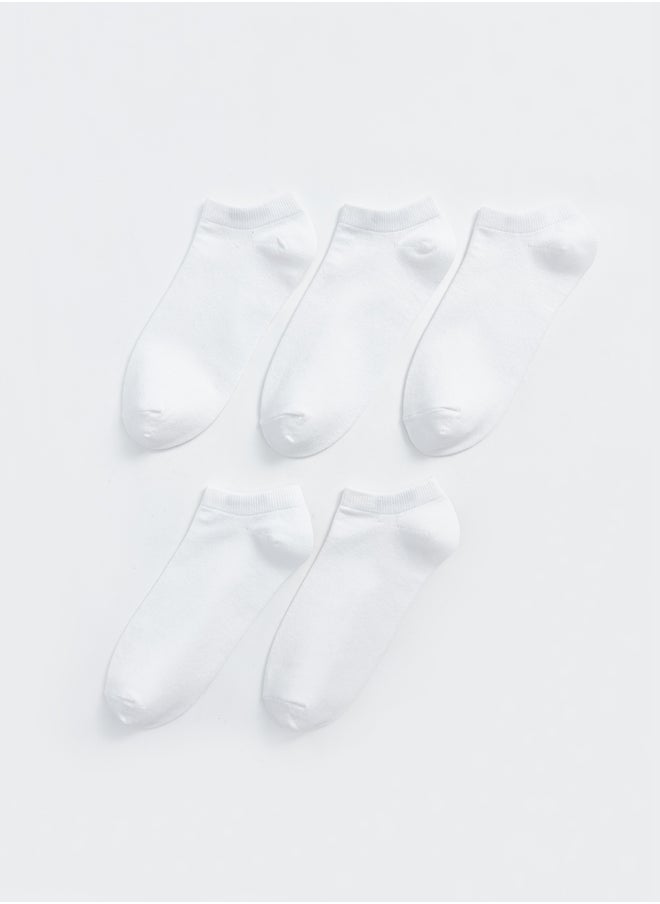 Women's Plain Trainer Socks 5 Pack