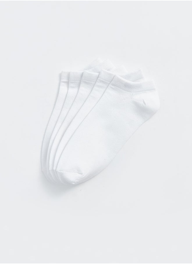 Women's Plain Trainer Socks 5 Pack