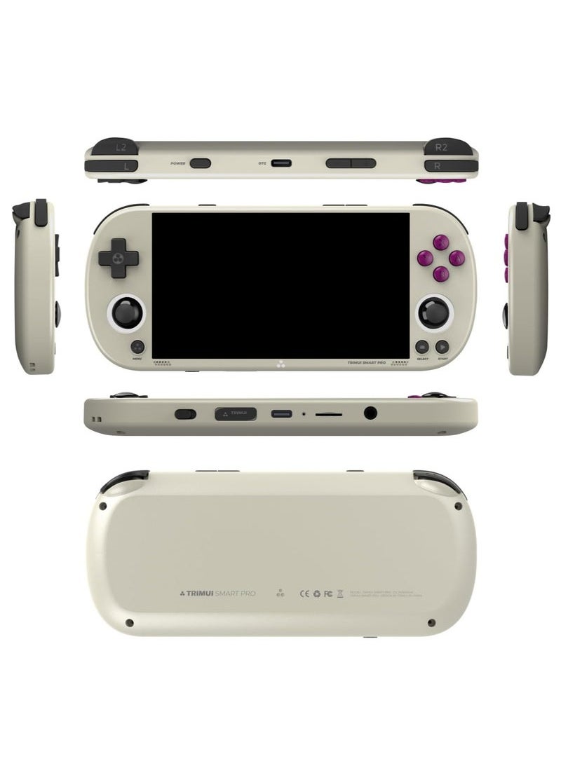Generic - Trimui Smart Pro 5-inch Handheld Game Console Preinstalled Emulator System 128GB (Grey) - Image 1