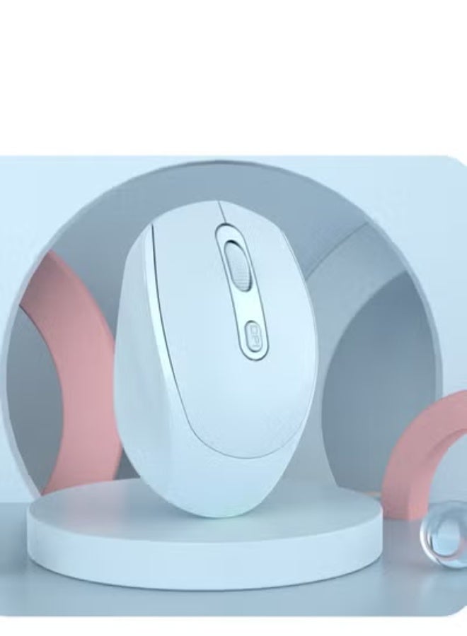 GULFLINK M107 2.4G Wireless Mouse Ergonomic Office Mouse with 3-Gear Adjustable DPI Built-in 500mAh Blue - Image 4