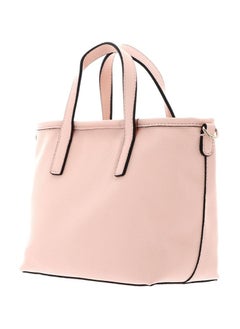 جس حقيبة كروس بودي نسائية 2 في 1 مزدوجة من GUESS Latona Mini Tote باللون الوردي الفاتح  - Image 4