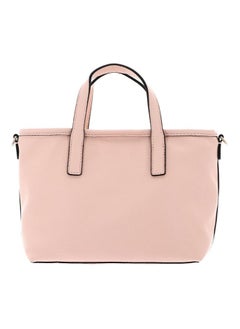 جس حقيبة كروس بودي نسائية 2 في 1 مزدوجة من GUESS Latona Mini Tote باللون الوردي الفاتح  - Image 3